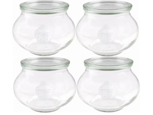 [90286618 1513029] Weck Einmachglas 1000 ml, 4 Stück