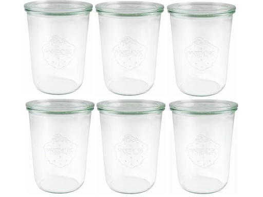 [90286627 1513013] Weck Einmachglas 750 ml, 6 Stück