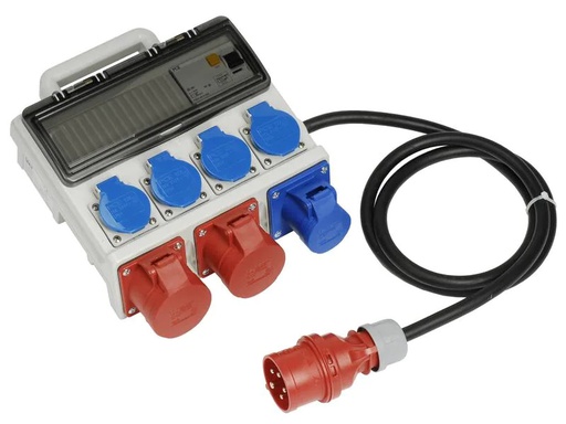 [90048292 1168851] Spälti AG Baustromverteiler CEE16/5 40A mit 2 m Zuleitung