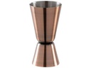 Paderno Cocktail-Doppelmass 40/20 ml, Braun/Kupfer