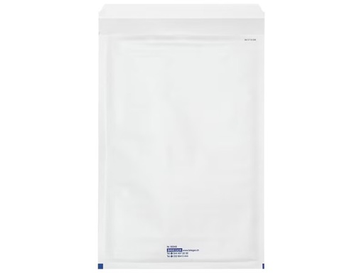 [90286781 1536305] Brieger Luftpolstertasche 11.5 x 21.5 cm, Weiss