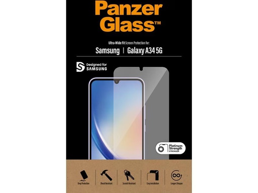 [90286856 1503367] Panzerglass Displayschutz Ultra Wide Fit Galaxy A34 5G