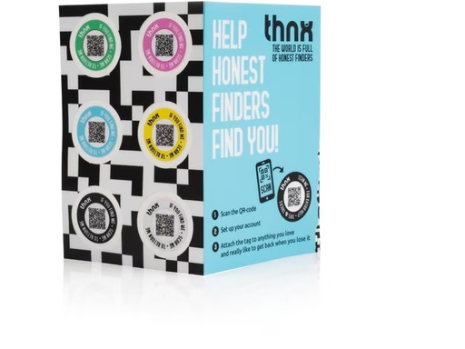 [90286880 1528104] thnxtags Stickerbogen Mehrfarbig