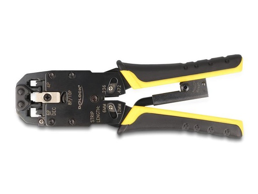 [90286940 1544236] Delock Crimpzange für RJ50, RJ45, RJ12/11, 6P DEC, 4P