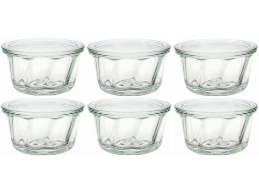 [90286951 1513016] Weck Einmachglas 280 ml, 6 Stück