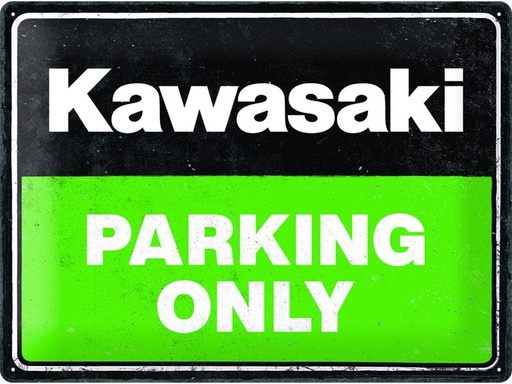 [90287036 1540301] Nostalgic Art Schild Kawasaki 40 cm x 30 cm, Metall
