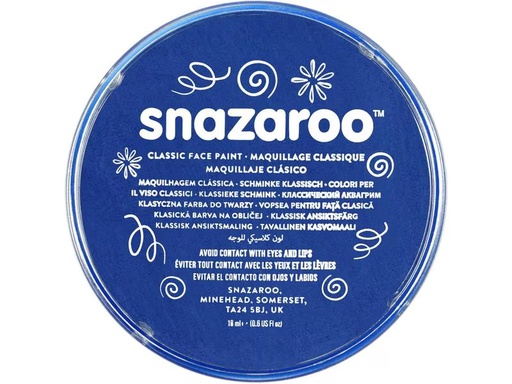 [90287069 1501880] Snazaroo Schminkfarbe Blister 18 ml, Blau