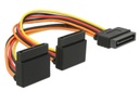 Delock Y-Stromkabel SATA - 2x SATA 15 cm, gewinkelt