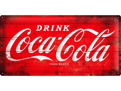 [90287136 1540345] Nostalgic Art Schild Coca Cola 50 cm x 25 cm, Metall