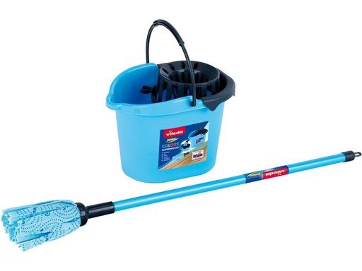 [90287216 1530495] Klein-Toys Reinigungs-Spielzeug Vileda Wischmopp-Set 2-teilig
