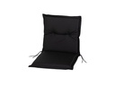 COCON Stuhlauflage Niederlehner Outdoor 97 x 50 x 5 cm, Schwarz