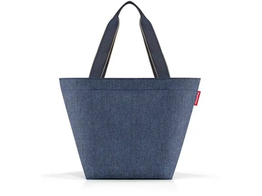 [90287476 1515754] Reisenthel Tasche Shopper M Herringbone Dark Blue