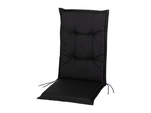 [90287486 1454796] COCON Stuhlauflage Hochlehner Outdoor 118 x 50 x 5 cm, Schwarz