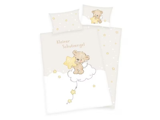 [90287488 1518618] Herding Kinderbettwäsche Kleiner Schutzengel 100 x 135 cm + 40 x 60 cm