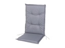 COCON Stuhlauflage Hochlehner Outdoor 118 x 50 x 5 cm, Grau