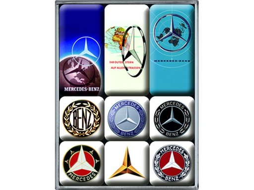 [90287559 1540339] Nostalgic Art Magnet-Set Mercedes 1 Stück, Mehrfarbig