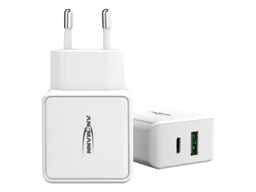 [90287671 1538052] Ansmann USB-Wandladegerät Home Charger HC218PD, 18 W, Weiss
