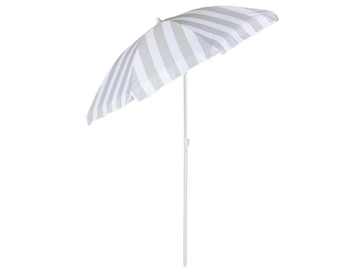 [90287685 1441773] KOOR Sonnenschirm Marino 180 cm, Grau/Weiss