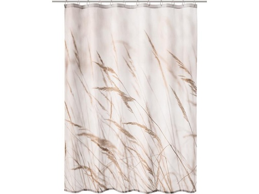 [90287746 1536019] Kleine Wolke Duschvorhang Sylt 180 x 200 cm, Beige/Weiss