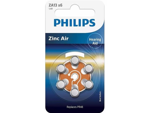 [90287782 1476087] Philips Hörgerätbatterie ZA13 1 Stück