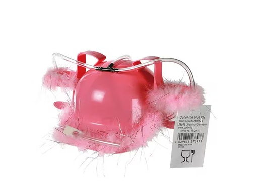 [90287784 1541128] Partyartikel Partyaccessoire Trinkhelm mit Federn
