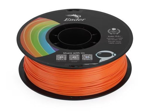 [90287837 1536234] Creality Filament PLA+ Orange, 1.75 mm, 1 kg