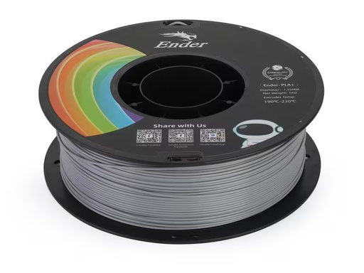 [90287863 1536232] Creality Filament PLA+ Grau, 1.75 mm, 1 kg