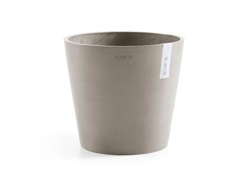 [90288029 1536095] Ecopots Pflanzentopf Amsterdam 30, French Taupe