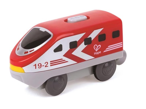 [90288031 1542058] Hape Batteriebetriebene Intercity-Lok rot