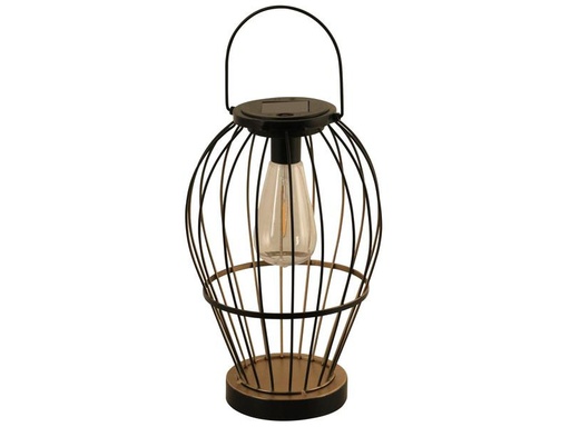 [90288216 1502740] Luxform Laterne Solar Carlow, Schwarz