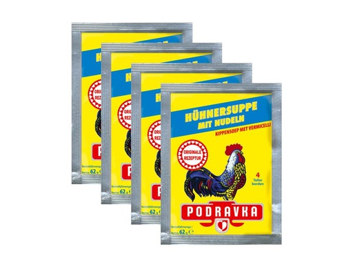 [90288227 1541495] Podravka Hühnersuppe mit Nudeln 4 x 62 g