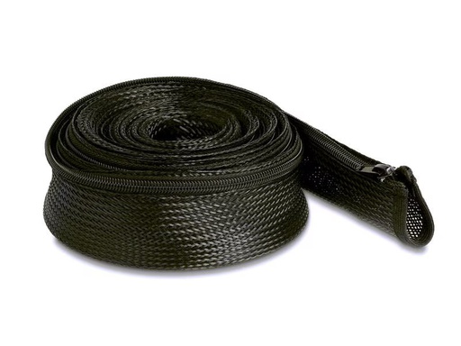 [90288229 1541044] Delock Kabelschlauch 5 m x 50 mm, mit Reissverschluss, Schwarz