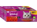 Whiskas Nassfutter Klassische Auswahl in Sauce 1+, 40 x 85 g