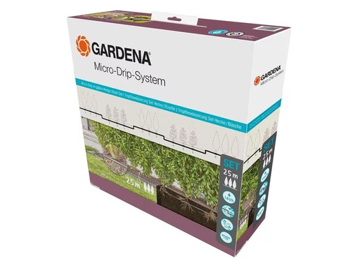 [90288453 1471438] Gardena Start-Set Tropfbewässerung Sträucher 25 m Micro-Drip-System