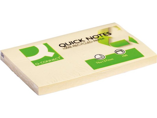 [90004826 1165304] CONNECT Notizzettel Quick Notes 12.7  x 7.6 cm Recycling, 120 Blatt
