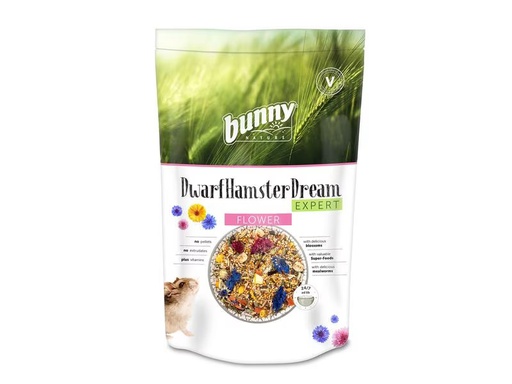 [90288739 1539757] Bunny Nature Hauptfutter Zwerghamster Traum Expert Blume, 500 g