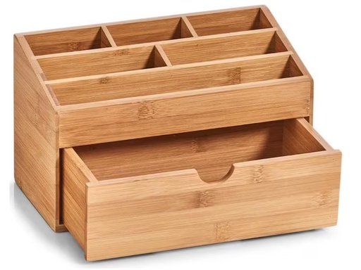 [90288985 1545348] Zeller Present Bad-Utensilienhalter mit Schubfach Nature
