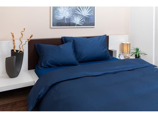 [90289178 1514213] COCON Bettwäsche Perkal 200 x 210 / 50 x 70, Marineblau