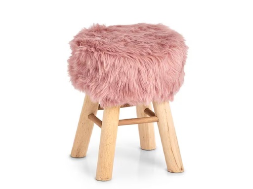 [90289184 1545365] Zeller Present Hocker Zottel Rosa