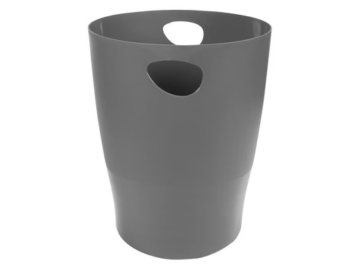 [90289185 1450577] Exacompta Papierkorb Ecobin 15 l, Dunkelgrau