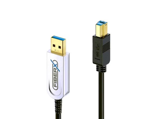[90289291 1545592] FiberX USB 3.1-Kabel FX-I645 AOC USB A - USB B 7 m