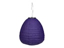 COCON Lampion LED Solar Kuppel, Dunkelviolett