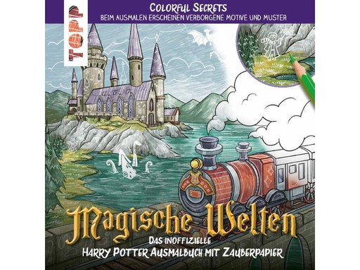 [90289617 1544983] Frechverlag Malbuch Zauberpapier Harry Potter 96 Seiten