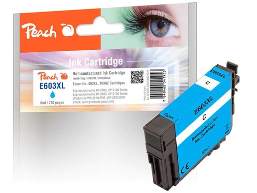 [90048637 1142602] Peach Tinte Epson No 603XL (T03A2) Cyan