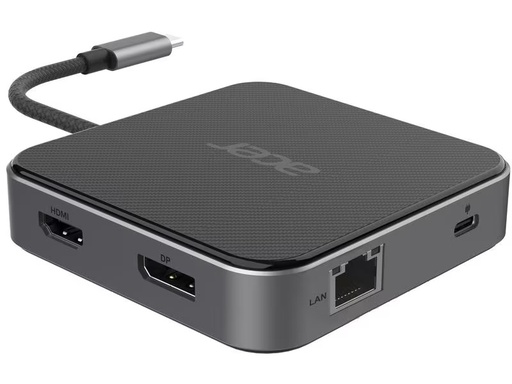 [90289900 1546389] Acer Dockingstation USB-C Dock Multi Display Hub 8K Dongle 7-in-1