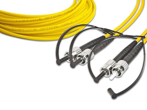 [90048671 849086] Lightwin LWL-Patchkabel ST-ST, Singlemode, Duplex, 2m