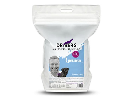 [90290157 1531721] Dr. Berg Trockenfutter Urfleisch Puppy&amp;Adult Huhn und Kartoffel 10 kg