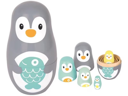 [90290287 1545897] Spielba Holzspielwaren Matrjoschka Pinguin