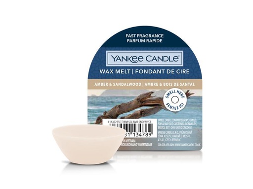 [90290288 1529448] Yankee Candle Signature Duftwachsplättchen Amber &amp; Sandalwood