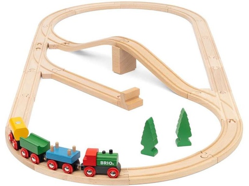 [90290341 1487980] BRIO Eisenbahn 65th Anniversary Train Set